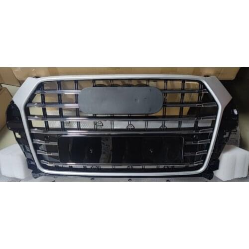 Front Bumper Grill Center Grille for Audi Q3/SQ3 2016 2017 2018 (Refit for RSQ3 Style) car accessories