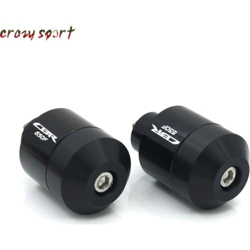Handlebar Grips Bar Ends Hand Grip plug Slider End Caps For HONDA CBR650F CBR 650F CBR650 F 2014-2017 2016 Motorcycle