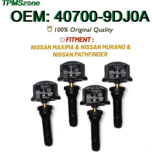 407009DJ0A Tire Pressure Monitoring System TPMS for 2019 2020 Nissan Murano Maxima Pathfinder 40700-9DJ0A 433MHz Tyre Air Sensor