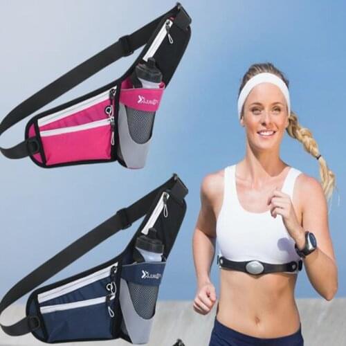 Mountaineering bag sports running storage bag multifunctional outdoor water bottle waist bag waterproof fitness chest bag