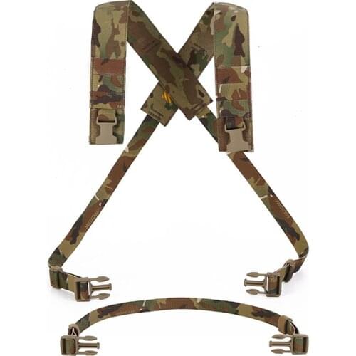 Tactical X cross strap chest pouch system