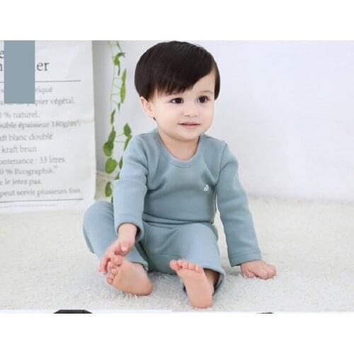 Spring Childrens Pajamas Suit Cartoon Little Sheep Plush Warm Clothing Gentle Breathable Set Toddler Kids Cute Casual Nighty