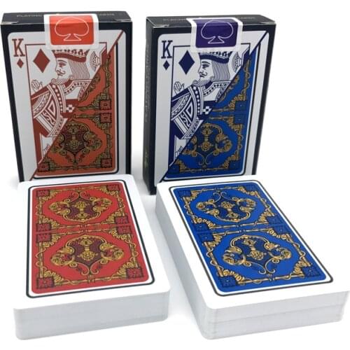 2Sets/Lot Smooth Waterproof Bridge Baccarat Texas Hold'em Plastic PVC Playing Cards Poker Club Pattern Cards Board Games 58*88mm