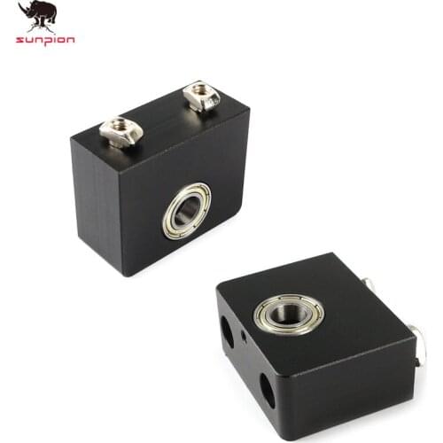 2pcs/SET 3D Printer Parts Aluminum Z-Axis Leadscrew Top Mount For Tornado CR-10 ENDER-3 Ender-3 Pro Metal Z-Rod Bearing Holder