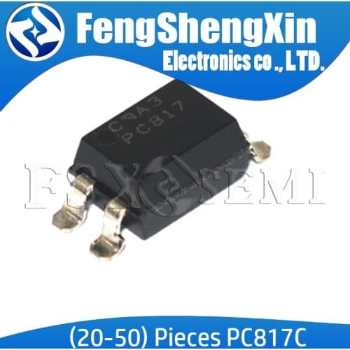 20-50)pcs/lot New PC817C EL817 SOP-4 EL817C FCL17C EL817S-C Photocoupler SMD