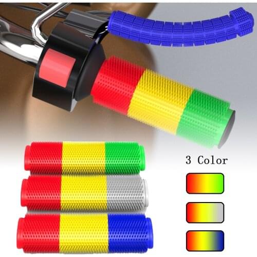 4Pcs/Set Bicycle Racing Motorcycle Brake Handle Bar Foam Sponge Grip Cover Non-slip Soft Handlebar End Cover MTB Accessories