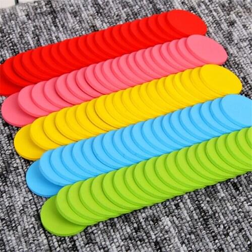 83XC 117Pcs Counters Counting Chips 30mm Mixed Colors Math Toy For Bingo Chips Game Tokens With Storage Box