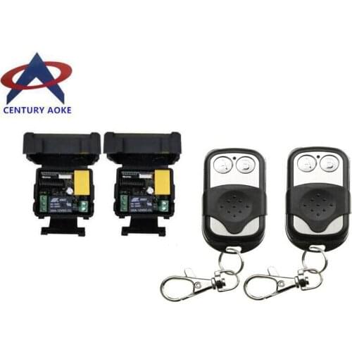 AC 220 V 1 CH RF mini Wireless Remote Control 35*32*20mm 2 piece Receiver & 2 piece transmitter 50m