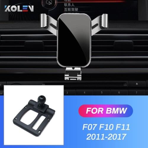 Car Mobile Phone Holder For BMW F07 F10 F11 5 Series GT 2011 2012-2017 GPS Gravity Stand Air Vent Navigation Bracket Accessories