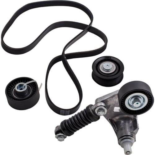 Alternator Fan Belt Tensioner Pulley Kit Fits for Jaguar X-Type 2003-2009 For Ford Mondeo MK III 2000-2007 2.0 2.2 Diesel W/ AC