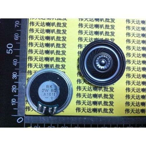 New sound speaker 8 ohms 2 watt 8R 2W speaker Diameter 36MM 3.6cm Thick 5MM Loudspeaker Solar film Environmental protection