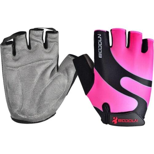 BOODUN Outdoor summer mountaineering men half finger suitable for ladies children sunscreen riding sports skateboard gym gloves