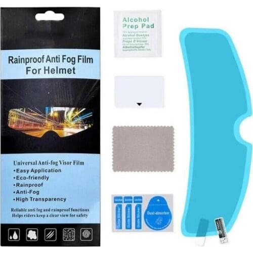 Clear Rainproof Film for Bike Motorbike Helmet Ultra Thin Anti-fog Film Sticker Rainy Days Anti-fog Film