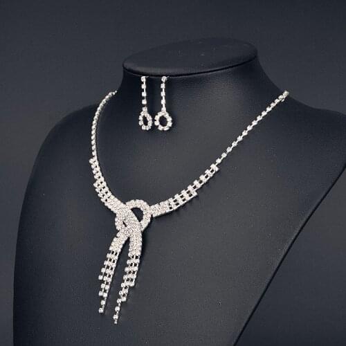 Jewelry & Accessories,Fashion Jewelry Sets. Bridal jewelry, Wedding jewelry, Zircon necklace earrings set
