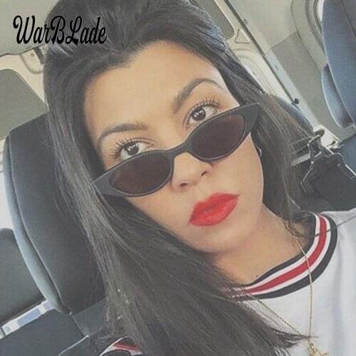 WarBLade 2018 New Fashion Cat Eye Sunglasses Women Clear small Frame Glasses Brand Designer Unique Sunglasses Men UV400