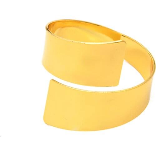 8PCS/Metal Lightning Shaped Gold and Silver Napkin Ring Desktop Decoration Used for Family Party, Cocktail Party, Hotel Festival