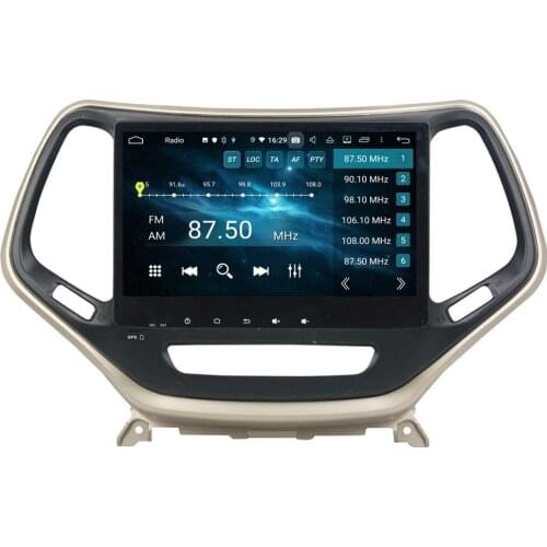 DSP PX6 6-Core 10.1" Android 10 4gb+64gb Car Radio DVD GPS Head Unit for Jeep Cherokee 2016 2017 Bluetooth 5.0 WIFI Easy Connect