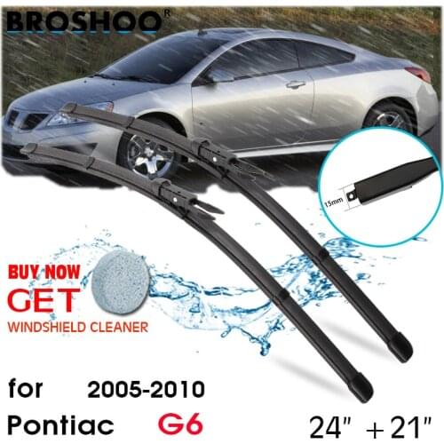 Car Wiper Blade Front Window Windscreen Windshield Wipers Blades Pinch Tab Auto Accessories for Pontiac G6 24"+21" 2005-2010