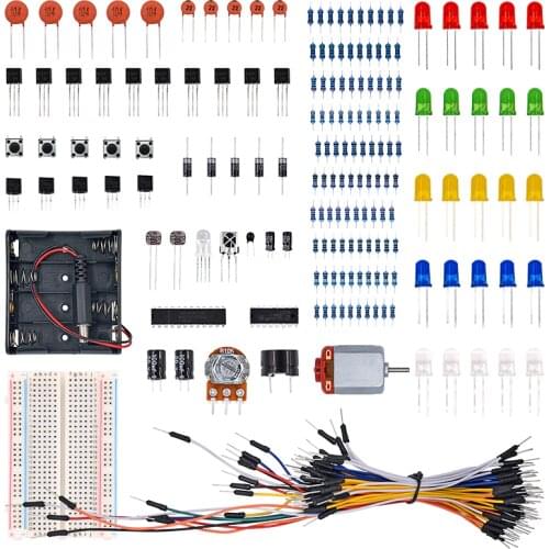 Electronics Component Basic Starter Kit for Common Use for Arduino Education Programming