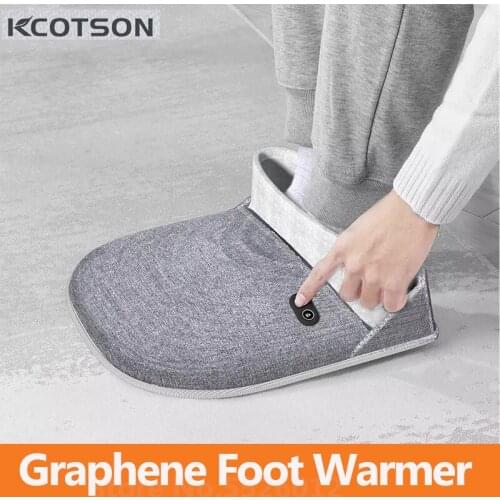 PMA Graphene Heating Foot Warmer Massager Three-speed thermoregulation Infrared Hot Compression fast heat foot warmer