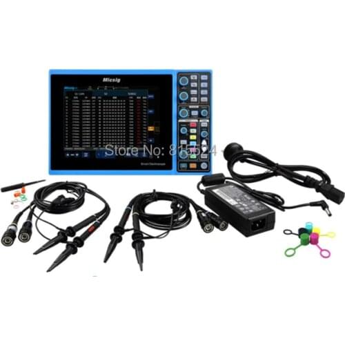 Micsig Digital Smart Oscilloscope 100MHz 2CH 4CH Handheld Oscilloscope Automotive Scopemeter Oscilloscope Osciloscopio STO1000C
