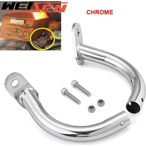 Motorcycle For Harley Davidson Electra Glide FLHT 1997-2008 Chrome Gloss Black Saddlebag Guard Eliminator Bracket