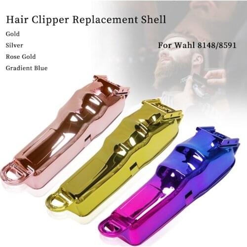 4 Colors Electric Hair Clipper Cover Set Barbershop DIY Modified Golden Shell Kit Accessories For WAHL 8148/8591 trimmer