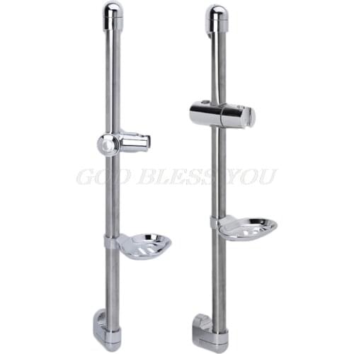 A Set Shower Rod Soap Dish Lifter Pipe ABS Lifting Frame Adjustable Head Holder Drop Shipping