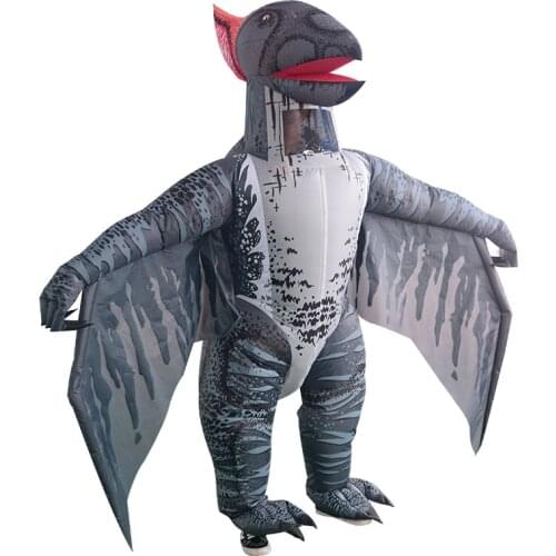 Adult Pterosaur Dinosaur Inflatable Costume Costumes Blow Up Dress Mascot Cosplay Costume For Men Women Dino Cartoon