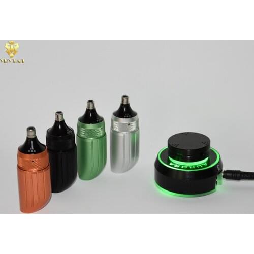 2018 New Professional Tattoo Machine Gun With AURORA Tattoo Power Supply Kit Set For Tattoo Needle Cartridges