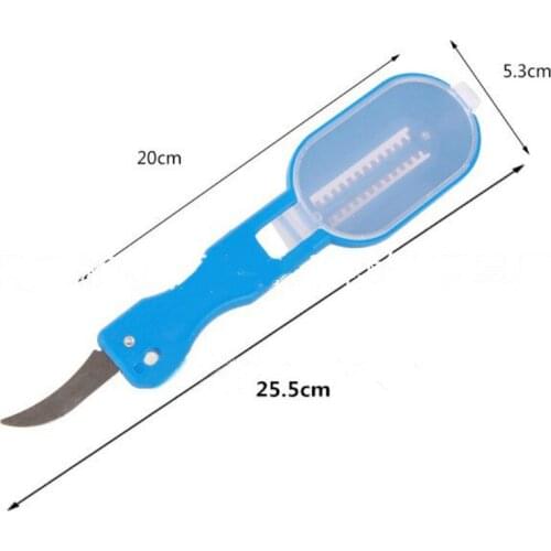 New Practical Fish Scale Skin Remover Scaler Skinner Scraper knife Cleaner Kitchen Peeler Fishing Tool kitchenware Peeler