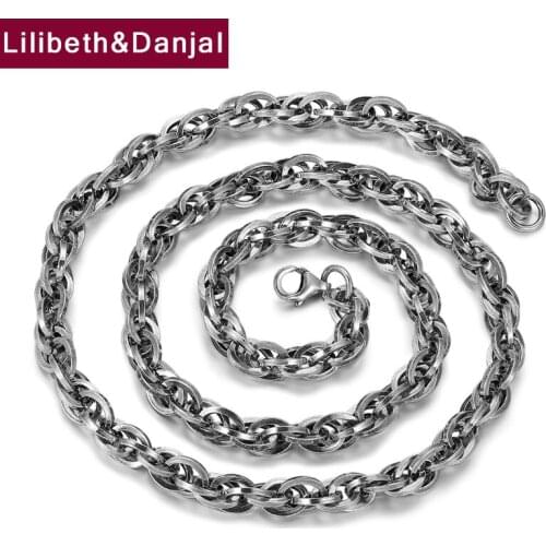 Braided hemp rope chain Necklace Pendant 100% Pure 925 Sterling Silver Necklace for Men Jewelry dropshipping center 2020 New N14