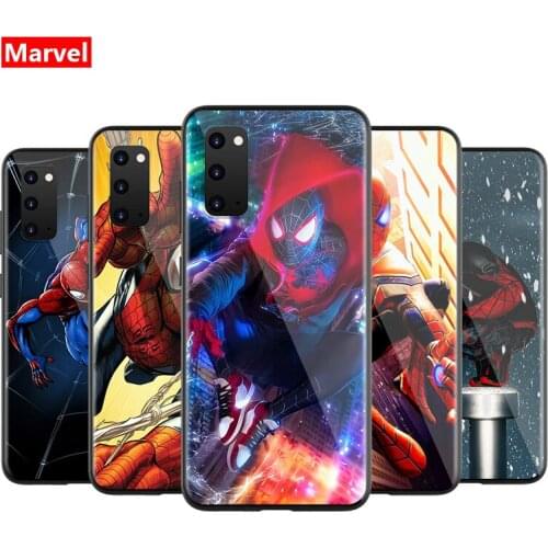 Marvel Avengers Super Hero Spider-Man for Samsung Note 8 9 10 20 Ultra Plus Pro 5G M01 M02 M60S M62 F62 TPU Silicone Phone Case