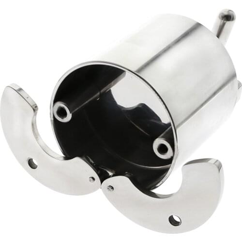 BALL SQUEEZER CHAMBER Heavy BDSM Screw Testicle Squeezer Scrotum Pendant Stainless Steel Ball Stretchers Slave Sex Toys For Men