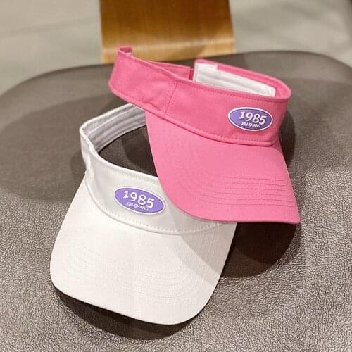 Summer Sun Hat Visor hat Casual Unisex Hat Spring Autumn Adult Running Cap Empty Top Hats Men Women Baseball Letter embroidery