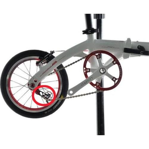 Folding Bicycle Oval Chainwheel Chain Stabilizer for Folding Bicycle 412 Chain Tensioner