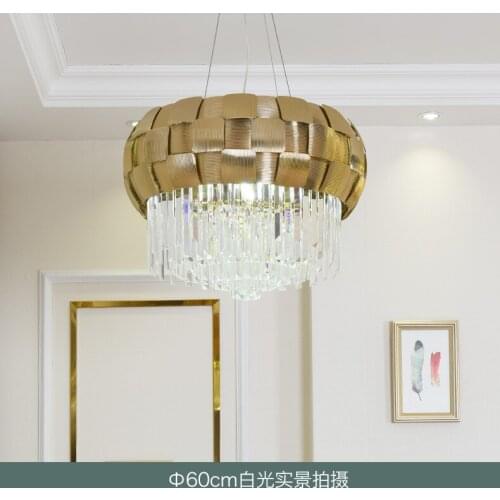 Chandelier Modern Chandelier lighting for Living Room Gold Nordic Creative Personality Light Bulbs LED Chandelier Brass