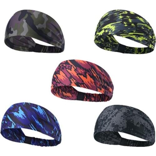 Sport Headbands Bike Cycling Running Sweatband Fitness Jogging Tennis Yoga Gym Headscarf Head Sweat Hair Band Bandage Men Women