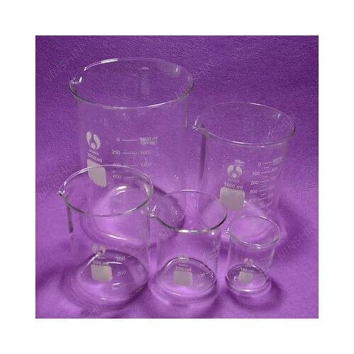 Glass Beakers 100ml 250ml 500ml 1000ml 2000ml Each One,lab Glassware Set