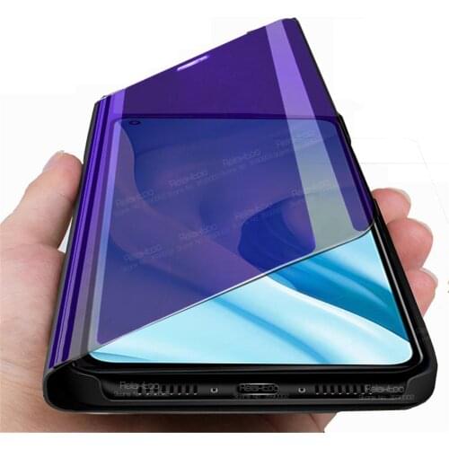 Smart Mirror Flip Phone Cover For Xiaomi 11 Lite Case Xaomi Xiomi Mi11 Light Mi 11Lite 5G 4G 11 Youth Magnetic Book Stand Coque