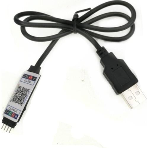 USB Wifi Mini RGB Bluetooth Controller DC 5V 12V 24V Mini Music Bluetooth Controller Light Strip Controller For RGB RGBW Strip