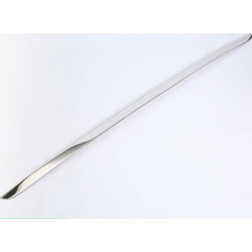 For SUBARU XV 2018 1PC Stainless Steel Car Rear Trunk Trim Lid Cover Tailgate Door Tail Gate Cover Car Styling Auto Accessories