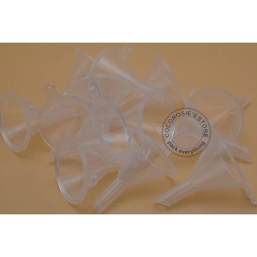 100 pieces/lot) perfume funnel mini plastic funnel Perfume Oil Liquid Diffuser Bottle Funnel Vial free shipping