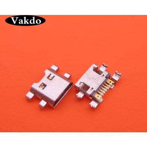 2pcs/lot micro mini usb connector jack scoket dock plug repair charging port For LG M160 K4 2017 K580 X-Cam M200N K8