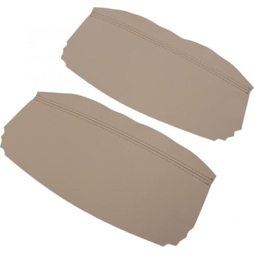 2pcs Car Center Console Armrest Synthetic Leather Cover Beige Fit for Acura RL 2005-2012 high quality car accessories