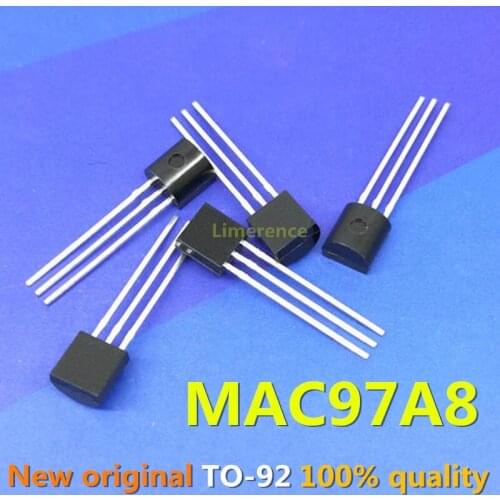 50PCS MAC97A8 TO92 97A8 TO-92 new and original IC Chipset Support the BOM one-stop supporting services