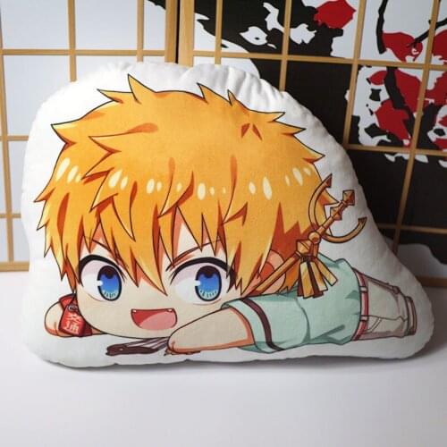 Anime Jibaku Shounen Hanako-kun Yahiro Nene Cosplay Short Plush Doll Throw Pillow Stuffed Cushion Home Decor Caryoon Xmas Gifts