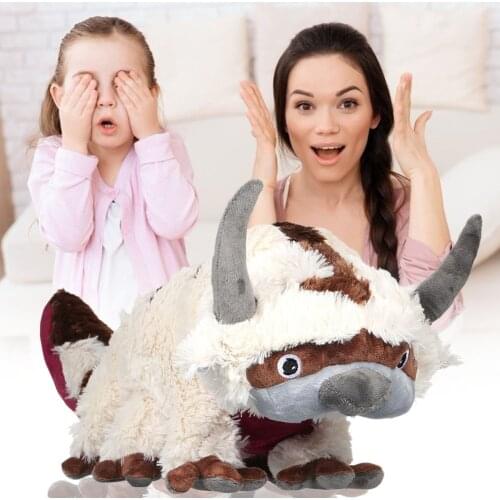 Avatar The Last Airbender God Bull Appa Cartoon Anime Soft Stuffed Plush Doll Toy Children Kids Gifts