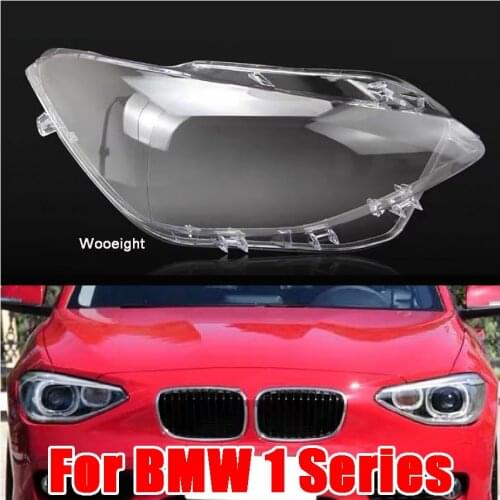 Wooeight Car Front Headlight Lens Cover Glass Auto Shell Headlamp Lampshade Transparent For BMW 5 Series E60 E61 F10 2004-2020
