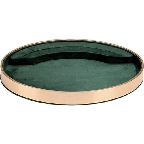 Velvet Suede Ring Earrings Organizer Grey Jewelry Storage Tray Jewelry Show Case Women Jewelry Storage